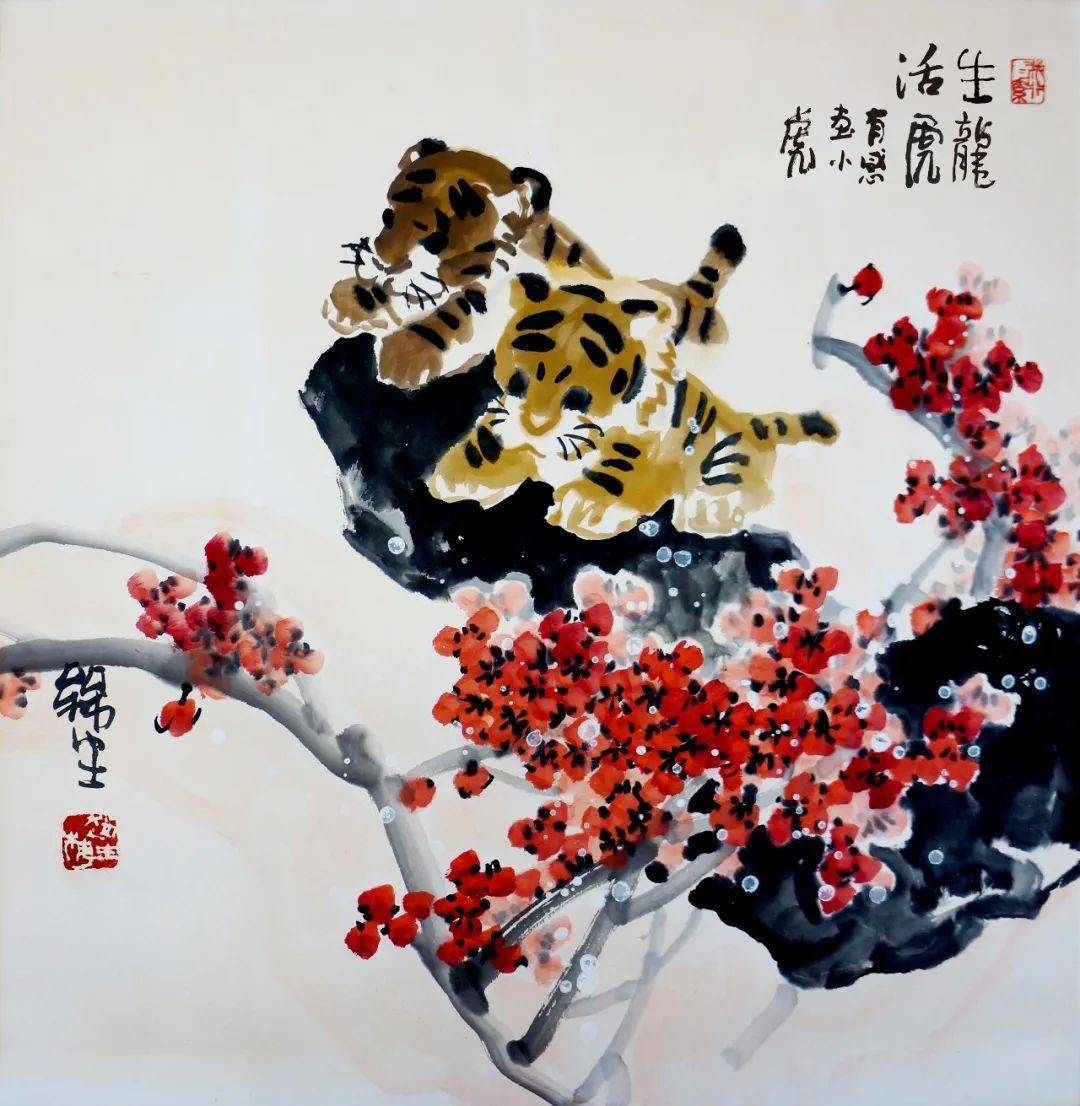 百虎迎春中國美術報虎年畫虎美術作品展五