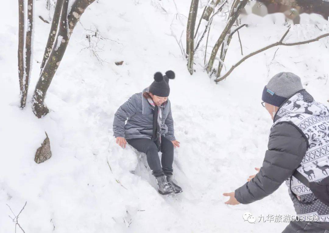 九华山滑雪场图片