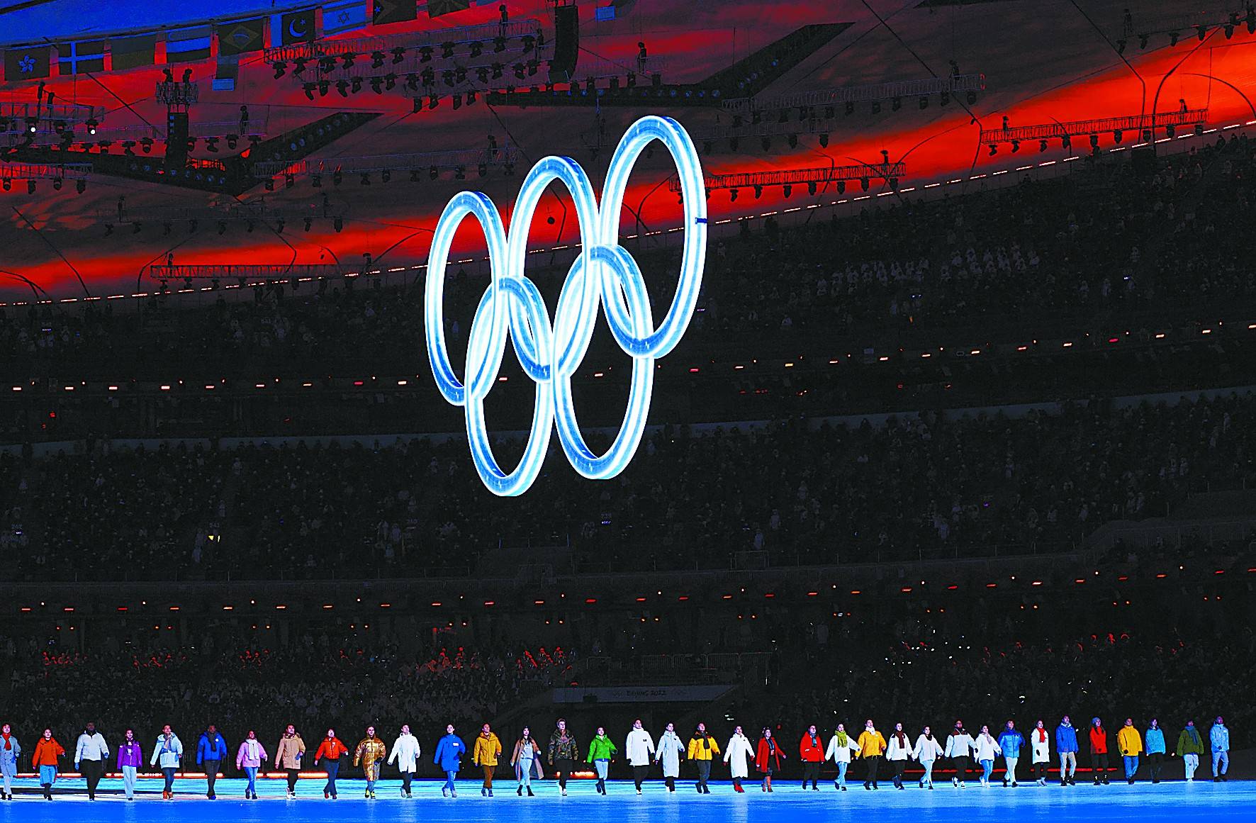 2022年冬奥会五环标志图片