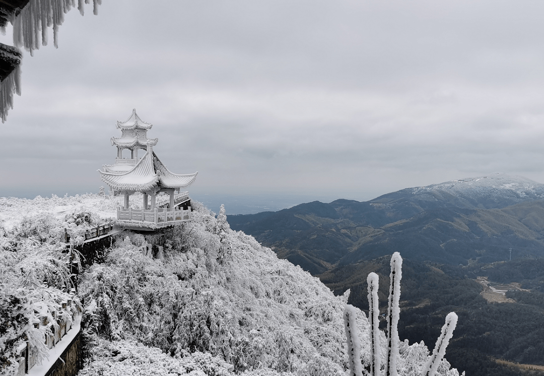南昌版"庐山"雪景!_梅岭_臧毅_大城