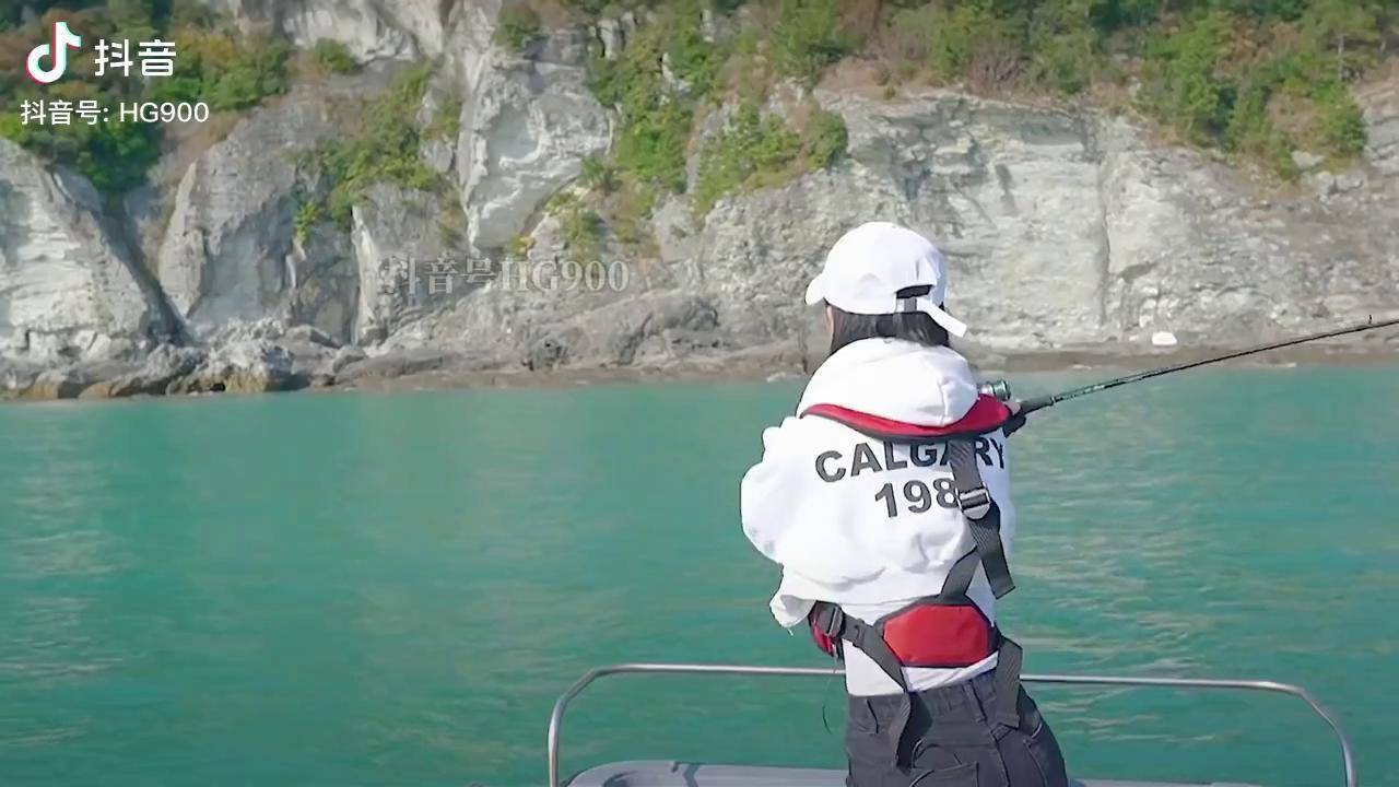 韓國路亞女釣手 路亞女釣手 安貞恩 跳舞 釣魚_路