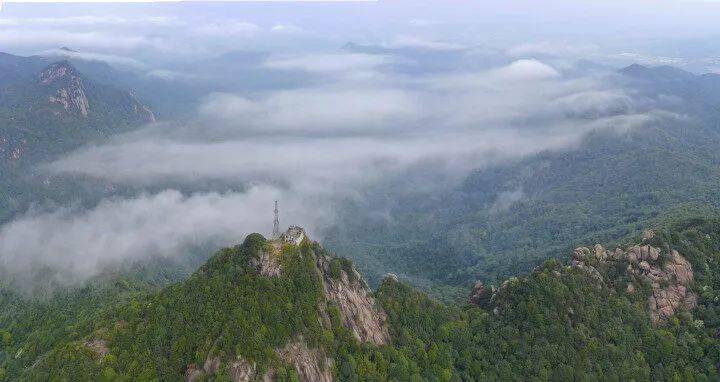 出現雲海奇觀象頭山國家自然保護區