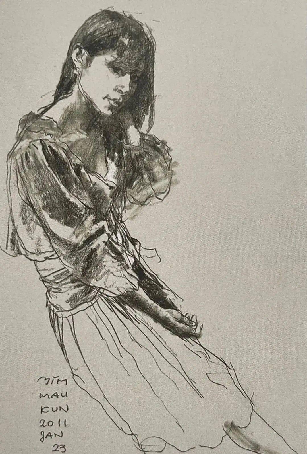 名家速写,冉茂芹作品精选_附属_台北_simic