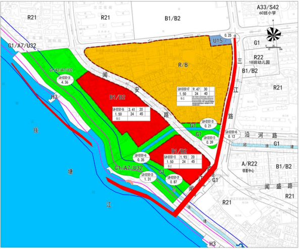 地探三江汇闻堰南单元多宗地块调整公示142亩低密商住地块横空出世