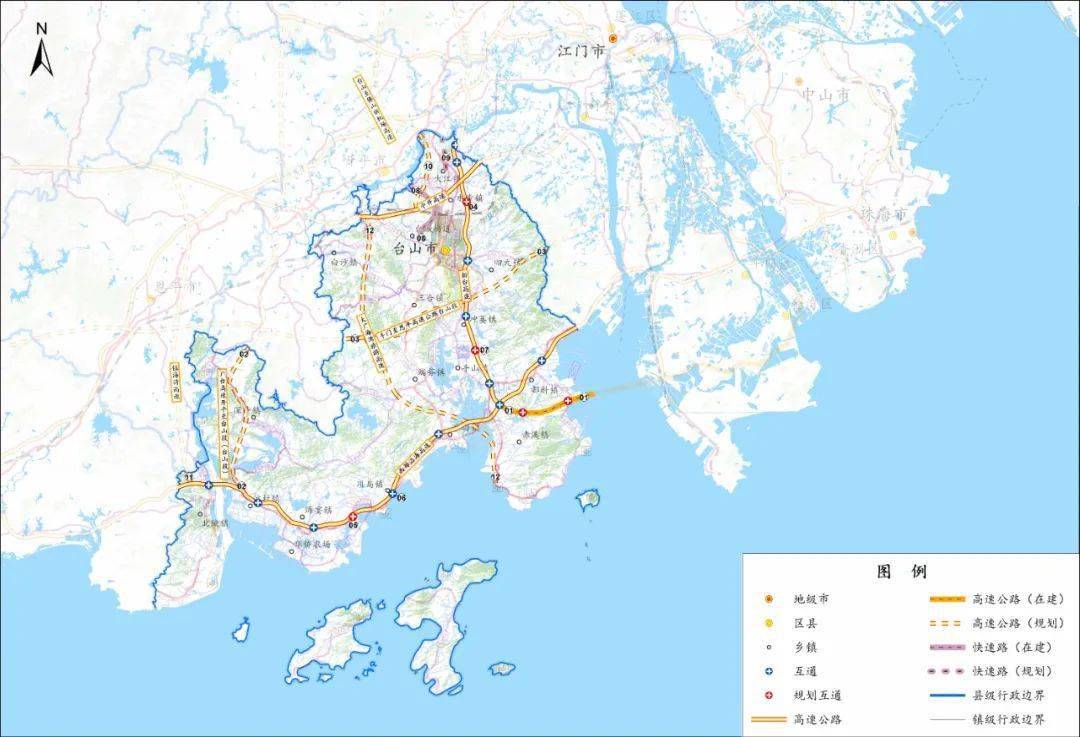 台山最新交通规划出炉!立体综合交通网呼之欲出