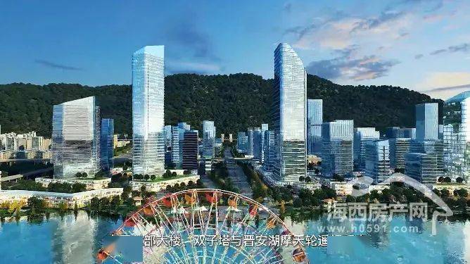 福州双子塔落位高度曝光