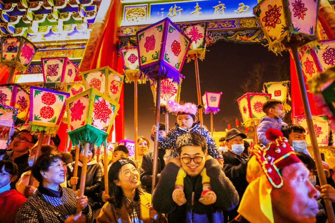 宝鸡灯笼节图片