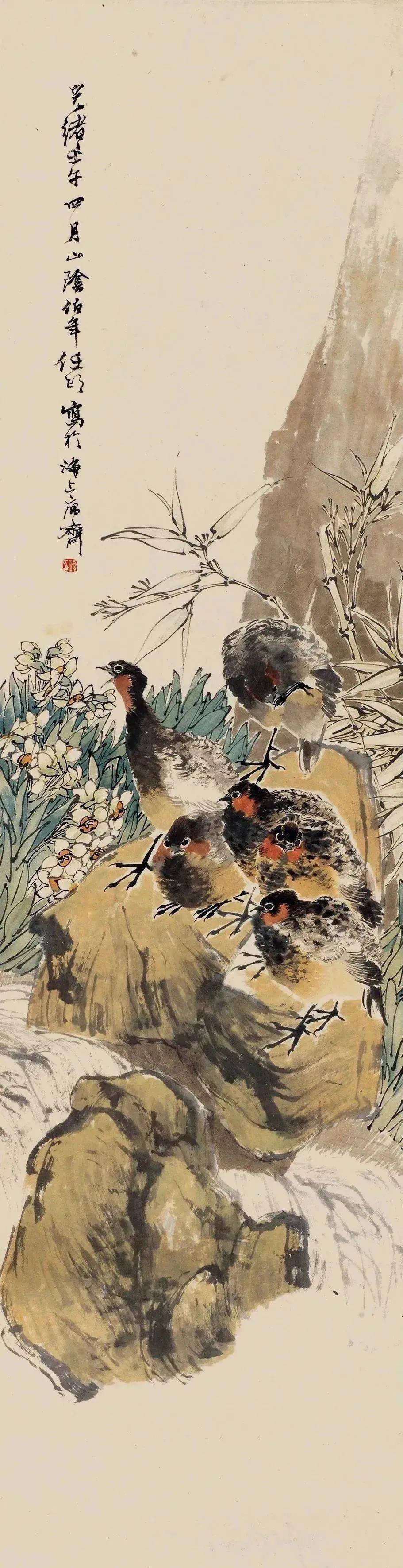 历代名家画鹌鹑,四季平安!