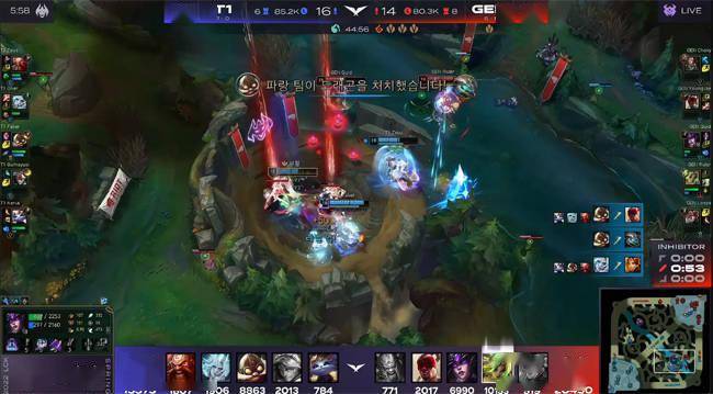 先锋|LOL-LCK：Chovy单杀Faker“泪目尽力局”，T12-0GEN拿下八连胜