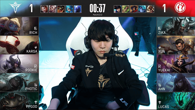 盲僧|LOL-LPL：Rookie薇古丝灵性游走暴打老东家，V5让一追二2-1击败iG