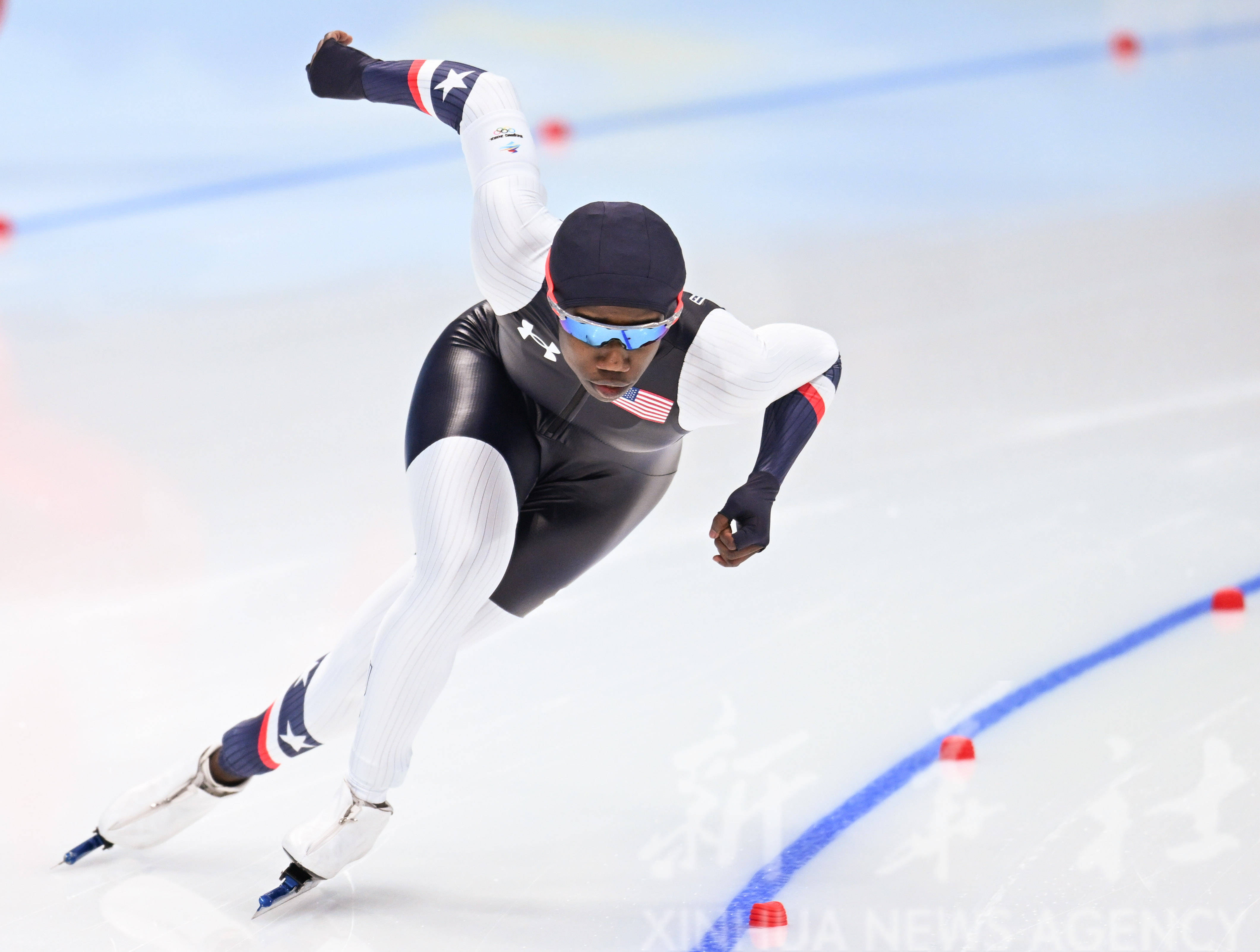 速度滑冰——女子500米决赛:美国选手埃琳·杰克逊夺冠_中国短道速滑