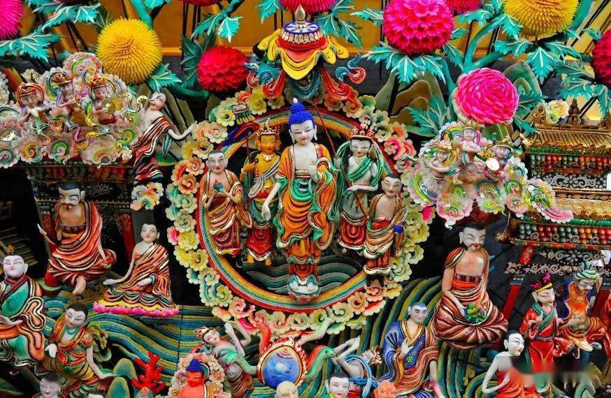 震撼艺术云赏2022年塔尔寺酥油花