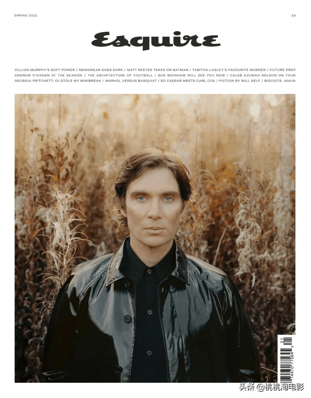 组图男星基里安墨菲esquire封面大片湛蓝双眸深邃迷人