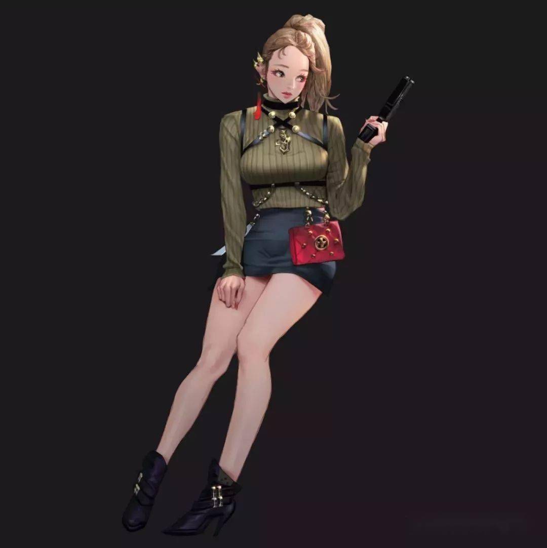 韩国插画师wonbinlee游戏画风