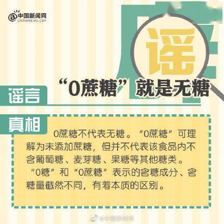 核技术|2021年度十大科学辟谣榜：0蔗糖不等于无糖