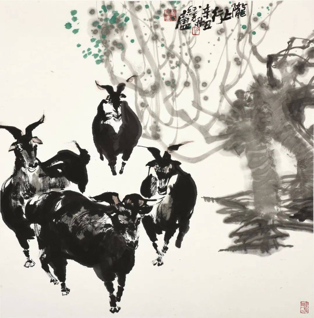 郭线庐2022迎新春中国画作品精选_艺术_设计家_招贴画