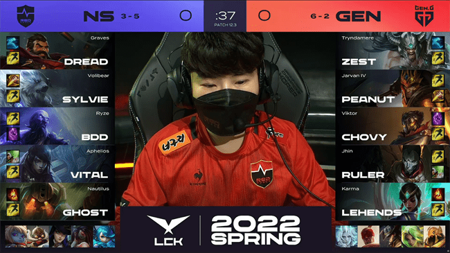 维克托|LOL-LCK：Zest蛮王刀刀暴击单杀男枪，GEN兵不血刃2-0轻取NS