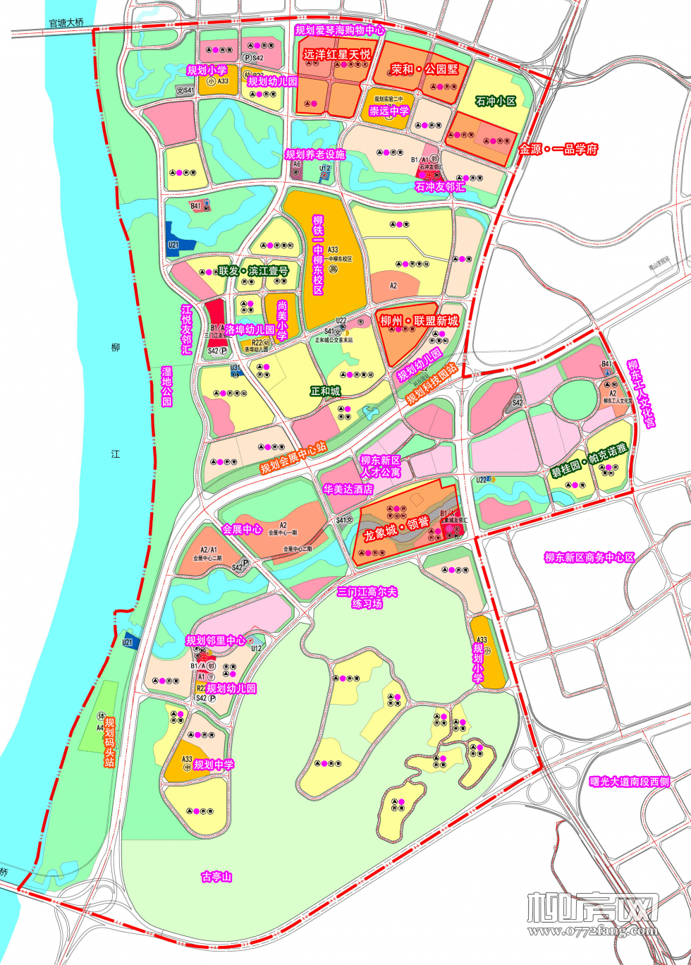 柳州柳东新区规划图片