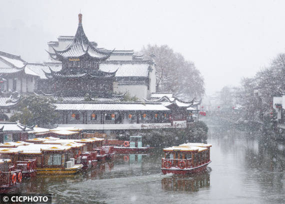 游客|飞雪迎春到