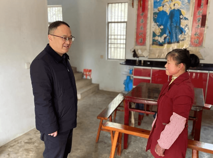 方勇走访慰问结对帮扶户_望江_武昌村_祝福