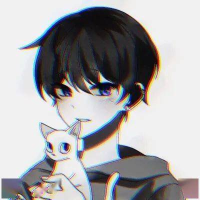 超个性黑白动漫头像