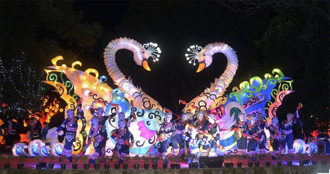 桂林七星公园灯会图片