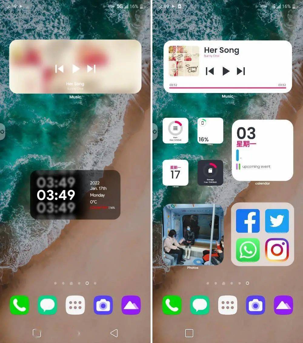 android也能用ios小組件試試這個超強的桌面美化工具讓你每天像換新