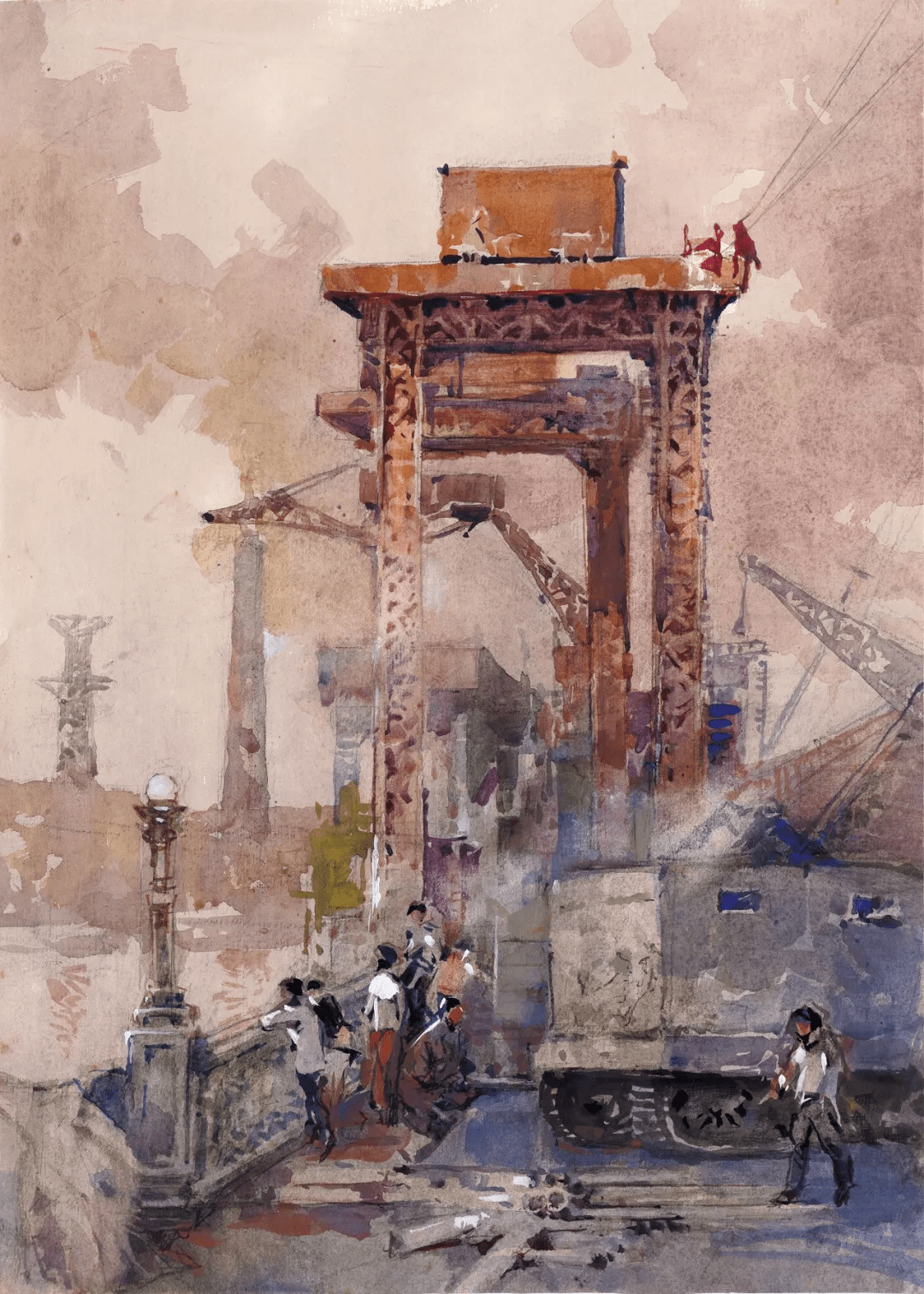 "中国水彩画之父"李剑晨先生逝世20周年_艺术_江苏_作品
