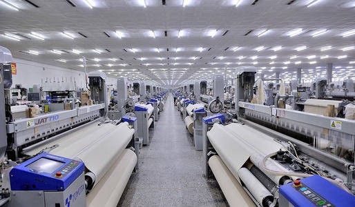 纺织工厂车间真实图片图片