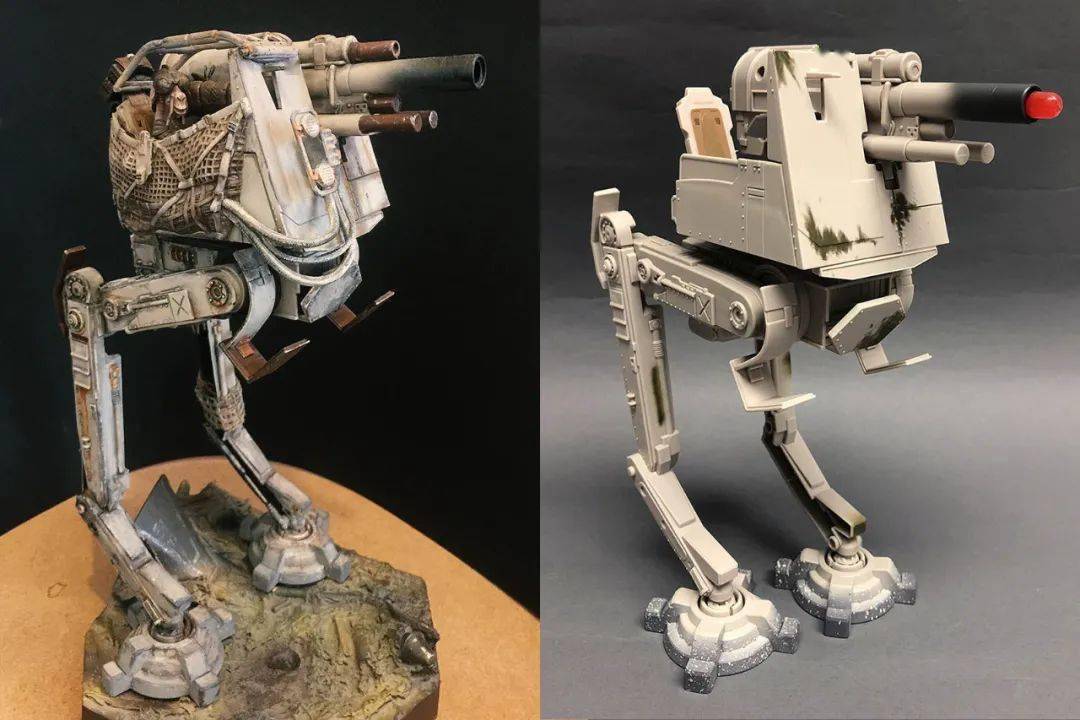 你永远也不知道开at-st的驾驶员会是个什么东西_贾贾兵_作品_kitbash