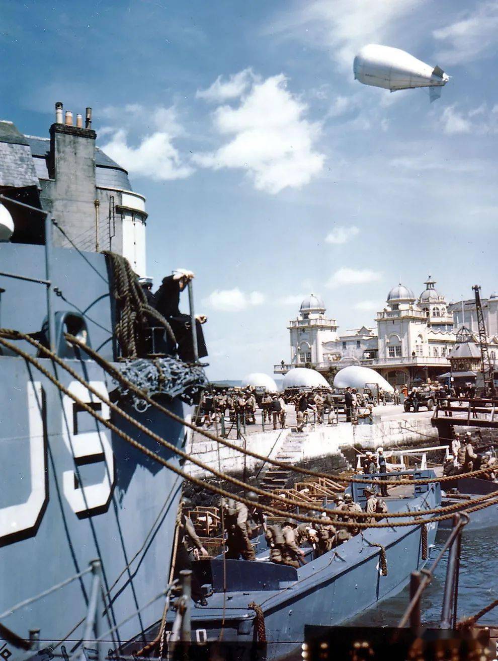 老照片诺曼底登陆