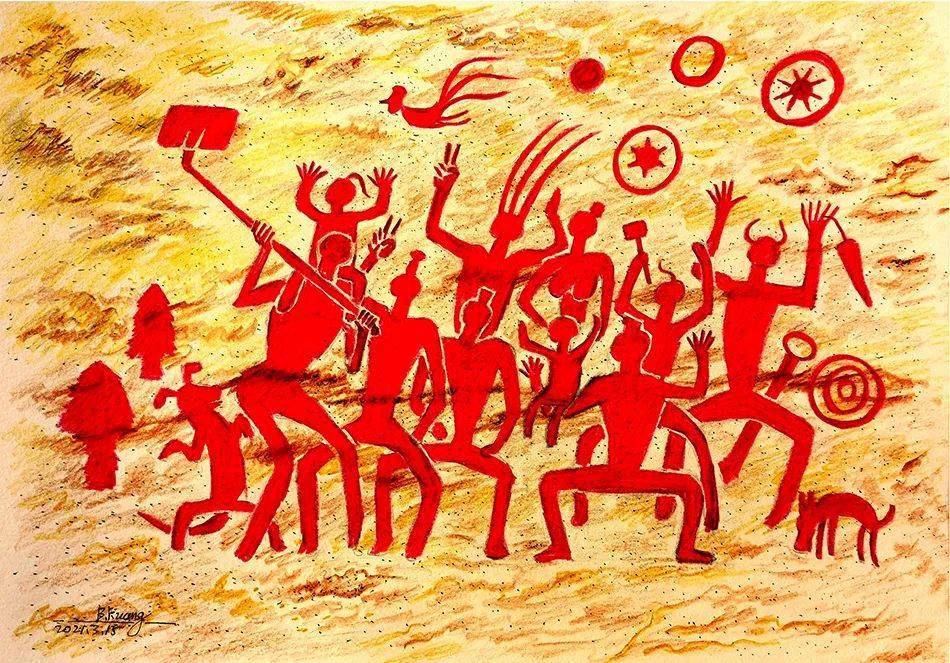 2021年中国·广西"花山岩画世界文化遗产保护"国际漫画大赛揭晓_kuang