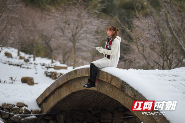 树作|湖南蓝山：春雪如期而至 雪景美不胜收