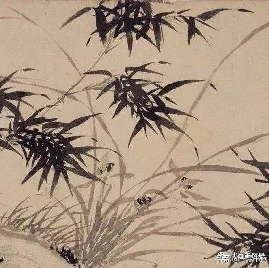神韵满卷——文徵明 七米长的兰竹图欣赏_图卷_唐伯虎_荆棘