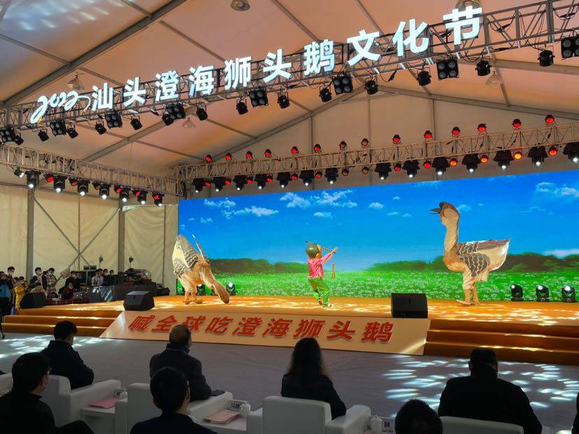 汕头澄海举行狮头鹅文化节助推乡村振兴