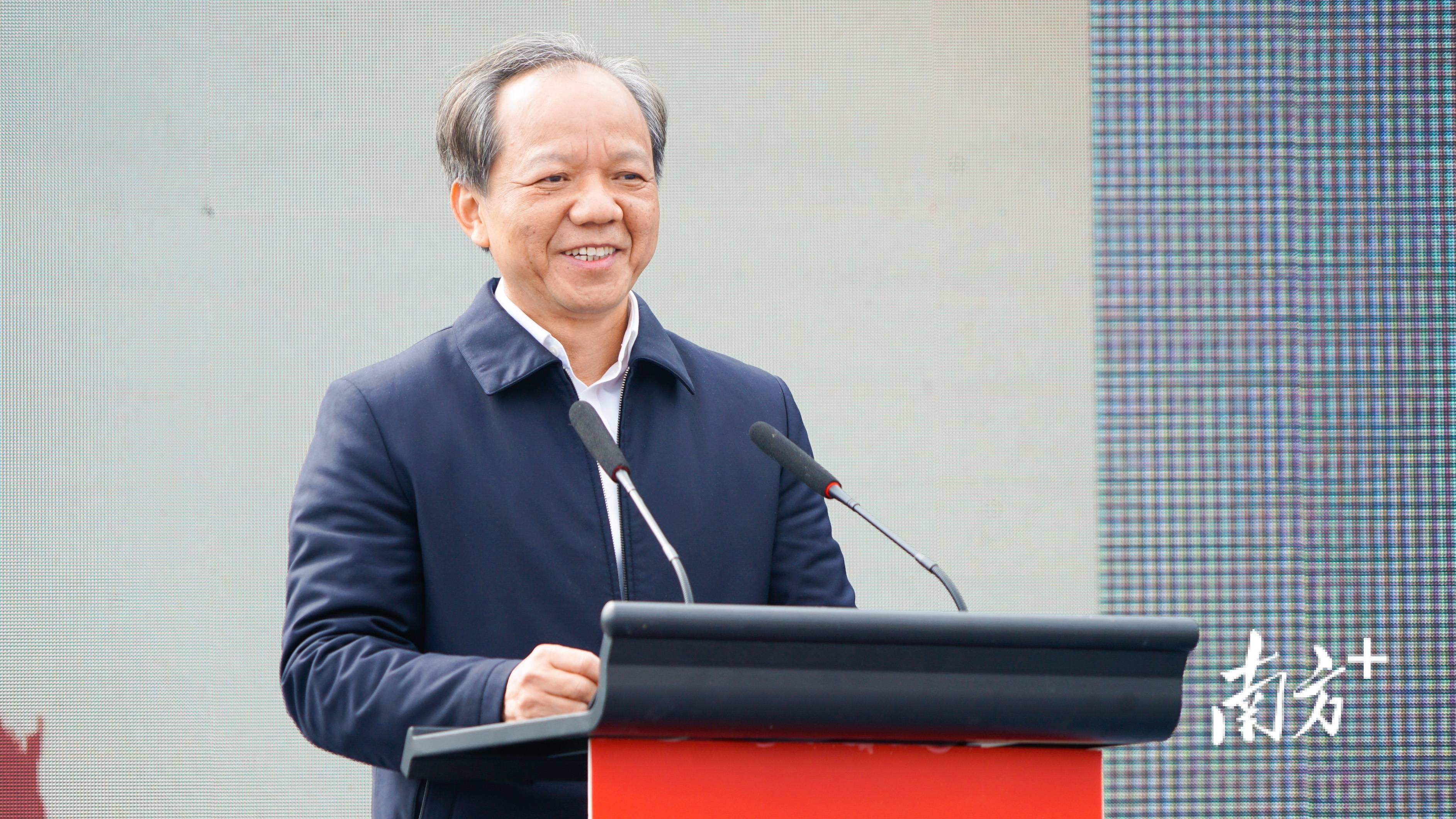 刚刚明阳总部开工郭文海中山将坚定不移服务企业