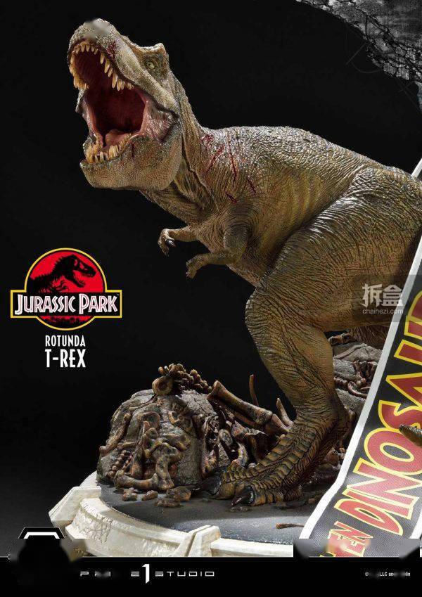 侏罗纪|PRIME 1 STUDIO 14.5寸 侏罗纪公园 T-REX暴龙 电影GK雕像