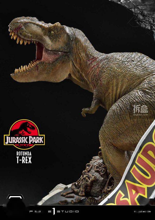 侏罗纪|PRIME 1 STUDIO 14.5寸 侏罗纪公园 T-REX暴龙 电影GK雕像