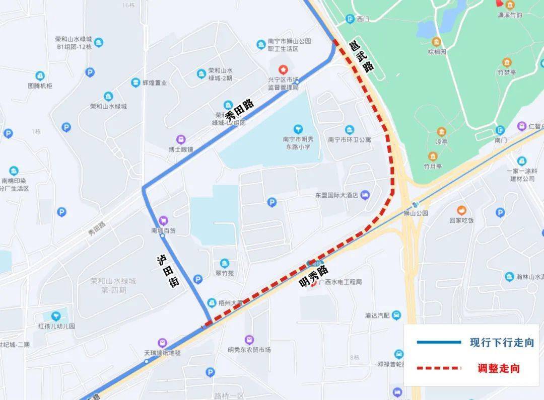 南宁212路公交车路线图图片