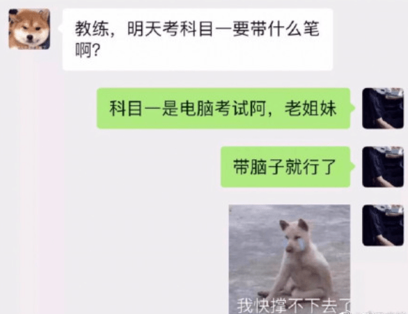 搞笑科目一挂了33次教练说我未来可期