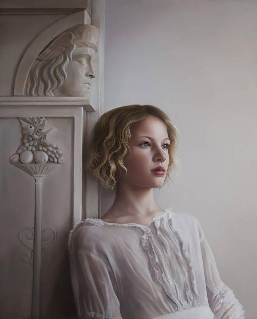 英国现实主义女画家玛丽安塞尔的写实女性油画作品欣赏