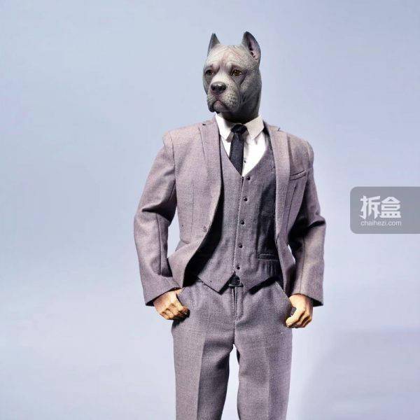 售价MOSTOYS 百兽首头雕 1/6卡斯罗犬头雕可动 兵人配件