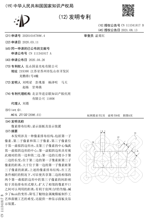 维信诺科普：什么是AMOLED鼎型像素排列？