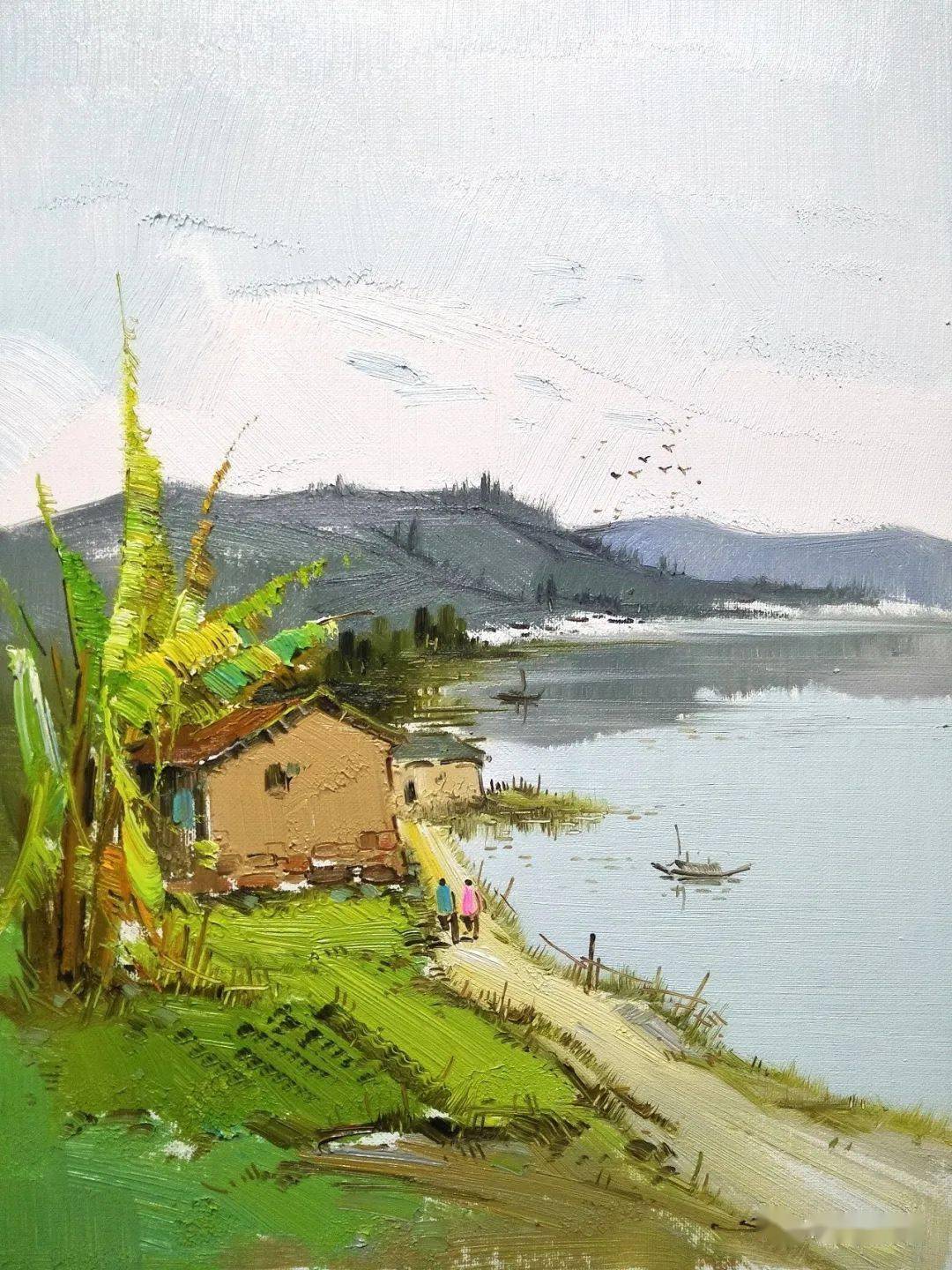 这组油画小品,美得不可方物!