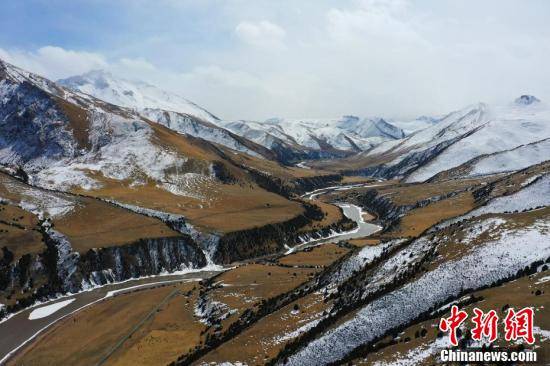 雪山|航拍三江源国家公园澜沧江源园区雪后美景