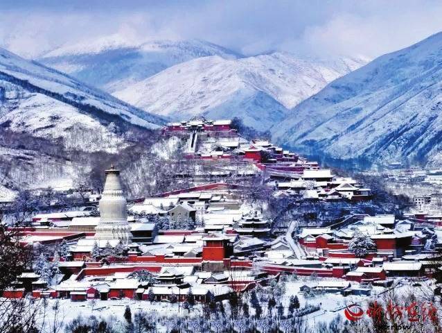 雪景|山西忻州：台山雪景入画来