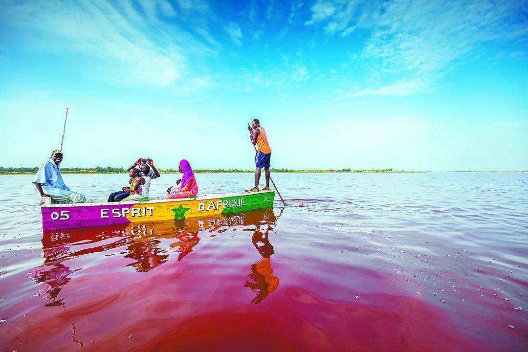 雷特巴|环球视野丨玫瑰湖，粉红色的“死海”
