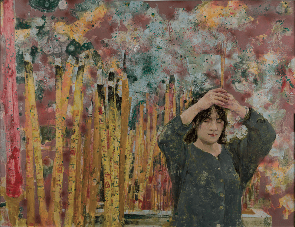 artists艺术人物个案2020130cm × 150cm布面油画追梦人之三张杰的