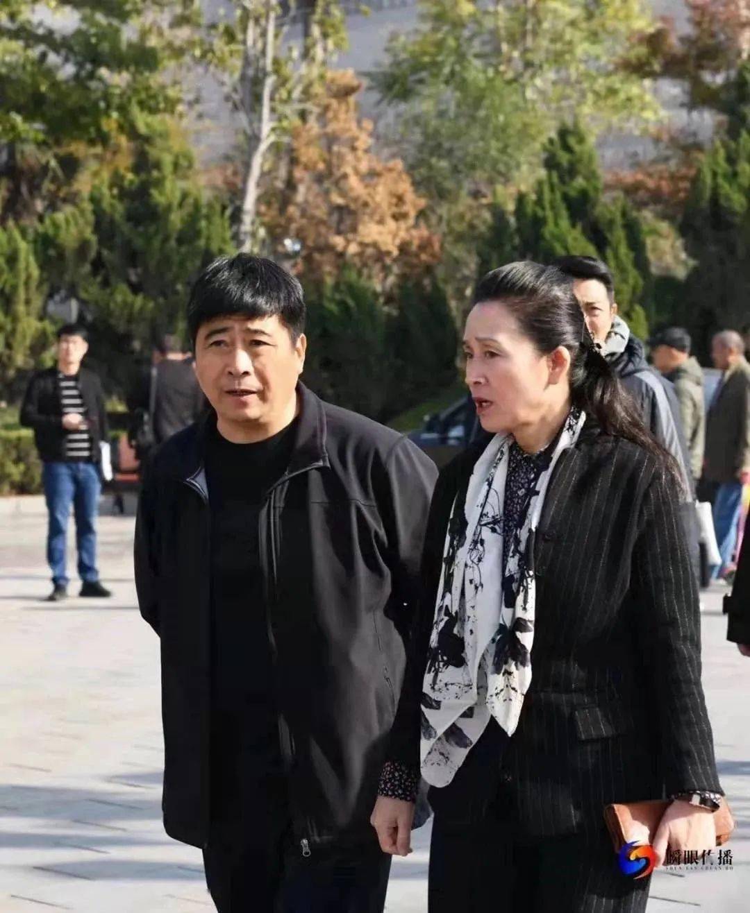 温县人民政府副县长李美玲与和式太极拳代表性传承人和有禄成立大会