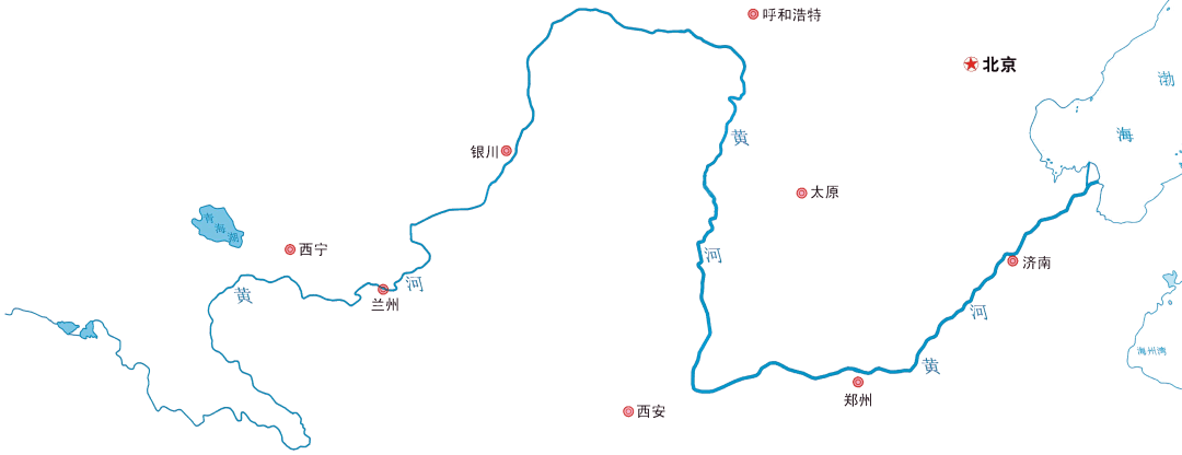 黃河發源於青藏高原巴顏喀拉山北麓各姿各雅山下的卡日曲河谷和約古宗